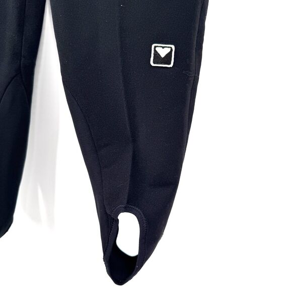 OBERMEYER Black Snow Ski Suit Stirrup Jumpsuit Bib Size 12 - Picture 5 of 8